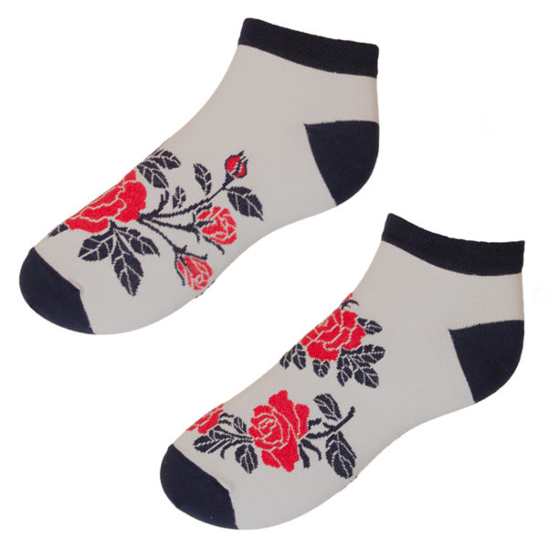 Veselé ponožky Ruže