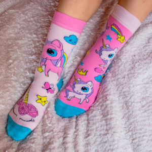 Veselé ponožky POHODKY Unicorn Jednorozec