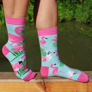 Veselé ponožky POHODKY Plameniak