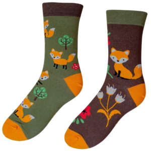 Veselé ponožky lesné