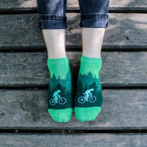 Veselé členkové ponožky – Cyklista