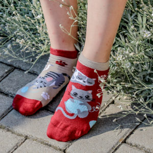 Veselé členkové ponožky – Mačiatka