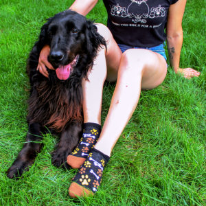 Veselé členkové ponožky – Psie labky