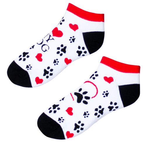 Členkové veselé ponožky – love my dog