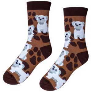 Veselé ponožky so zvieratkom