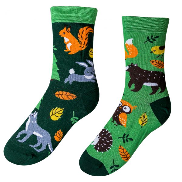 Veselé ponožky s prírodou
