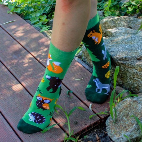 Veselé ponožky Lesné zvieratká
