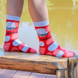 Veselé ponožky Super mama