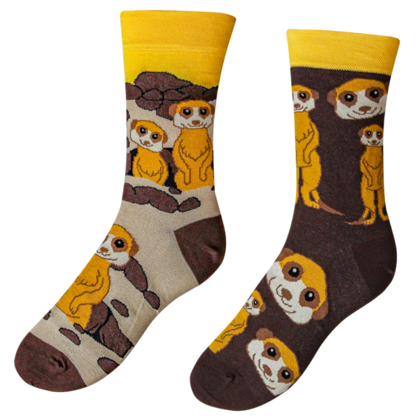 Veselé ponožky so zvieraťom