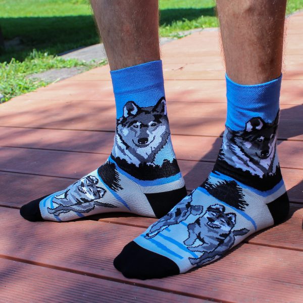 Veselé ponožky Vlci