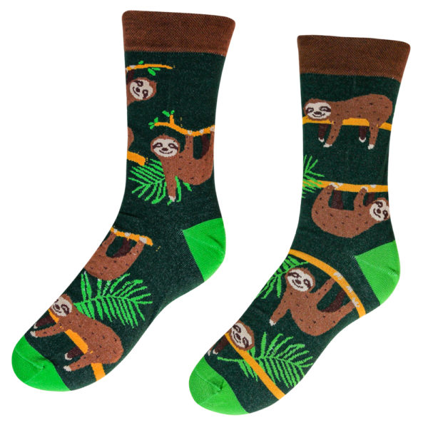 Veselé ponožky – Leňochod