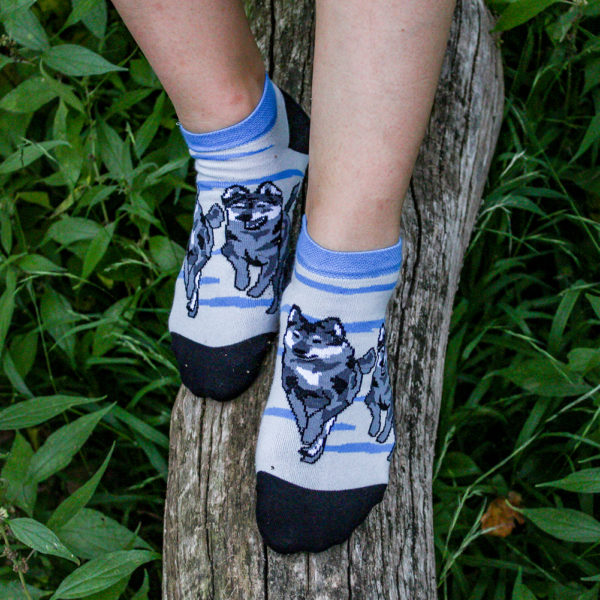 Veselé členkové ponožky - Vlci